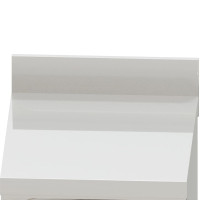 Produktbild för Köksskåp för storkök med 3 lådor 2 st rostfritt stål