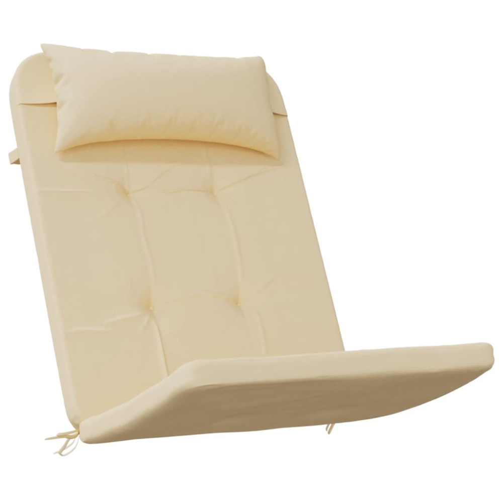 Produktbild för Solstolsdynor 2 st beige oxfordtyg