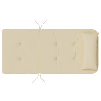 Produktbild för Solstolsdynor 2 st beige oxfordtyg