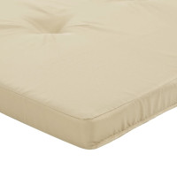 Produktbild för Solstolsdynor 2 st beige oxfordtyg