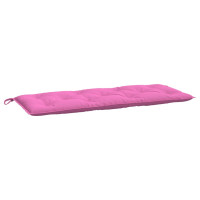 Produktbild för Bänkdyna rosa 120x50x7 cm tyg