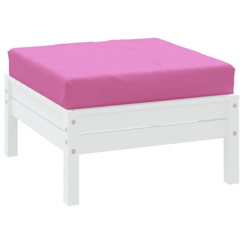 Produktbild för Palldyna rosa 60x60x8 cm oxfordtyg