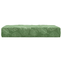 Produktbild för Palldyna bladmönster 60x60x8 cm oxfordtyg