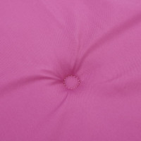 Produktbild för Stolsdynor för stolar med hög rygg 6 st rosa tyg
