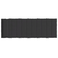 Produktbild för Dyna till solsäng svart 180x60x4 cm oxfordtyg