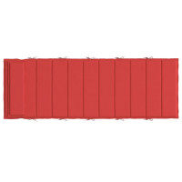 Produktbild för Dyna till solsäng röd 180x60x4 cm oxfordtyg