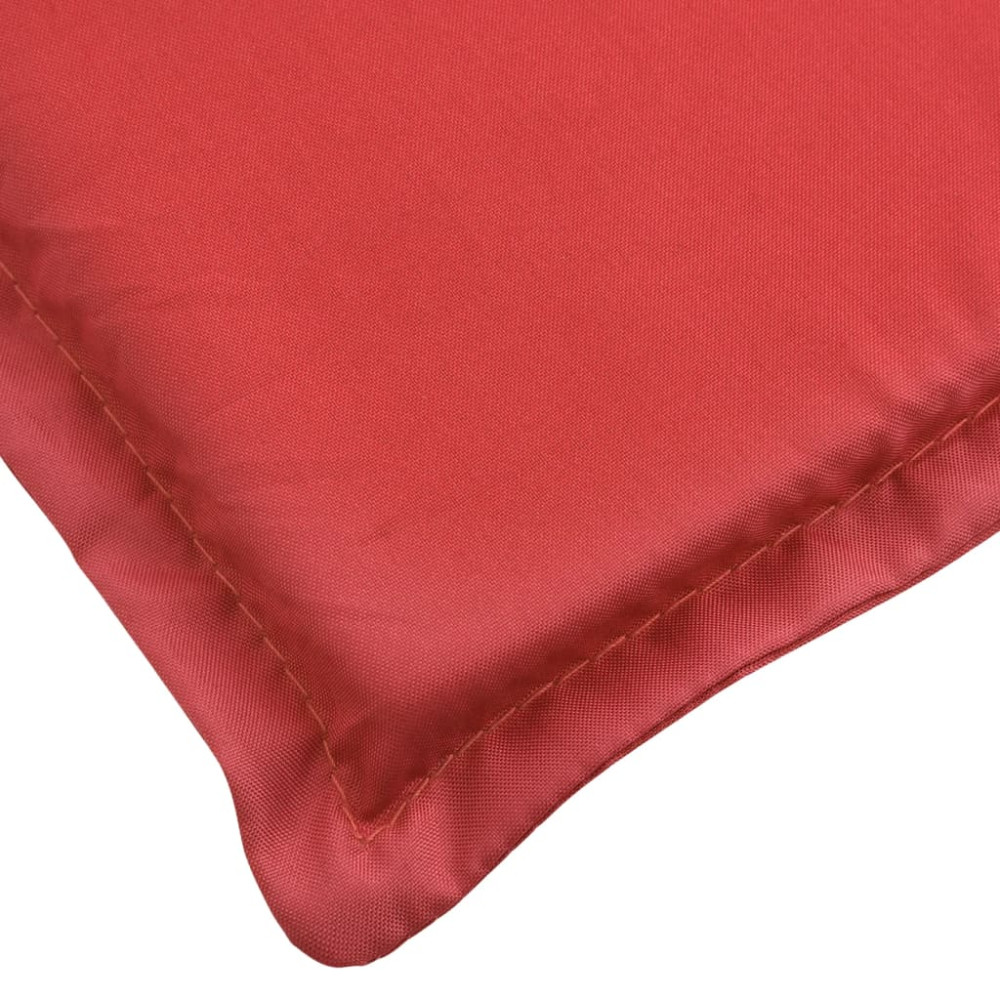 Produktbild för Dyna till solsäng röd 180x60x4 cm oxfordtyg