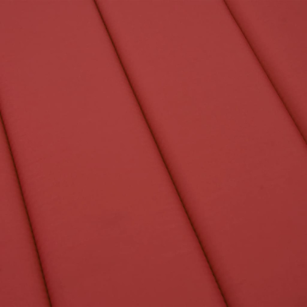 Produktbild för Dyna till solsäng röd 180x60x4 cm oxfordtyg