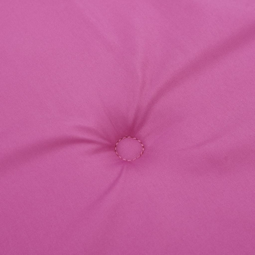 Produktbild för Stolsdynor för stolar med hög rygg 4 st rosa oxfordtyg
