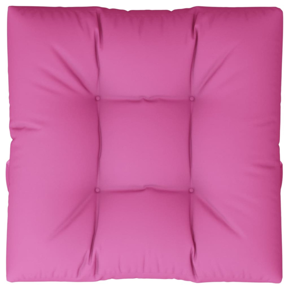 Produktbild för Palldyna rosa 70x70x12 cm tyg
