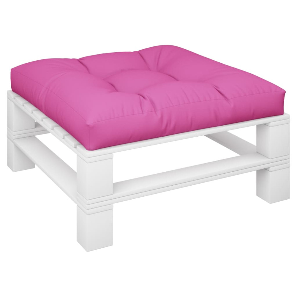 Produktbild för Palldyna rosa 70x70x12 cm tyg
