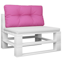Produktbild för Palldyna rosa 70x40x12 cm tyg