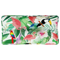 Produktbild för Palldyna flerfärgad 70x40x12 cm tyg