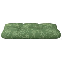 Produktbild för Palldyna bladmönster 70x40x12 cm tyg