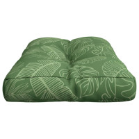 Produktbild för Palldyna bladmönster 70x40x12 cm tyg