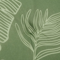 Produktbild för Stolsdynor för däckstolar 2 st bladmönster oxfordtyg
