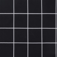 Produktbild för Palldyna svartrutig 50x50x12 cm tyg