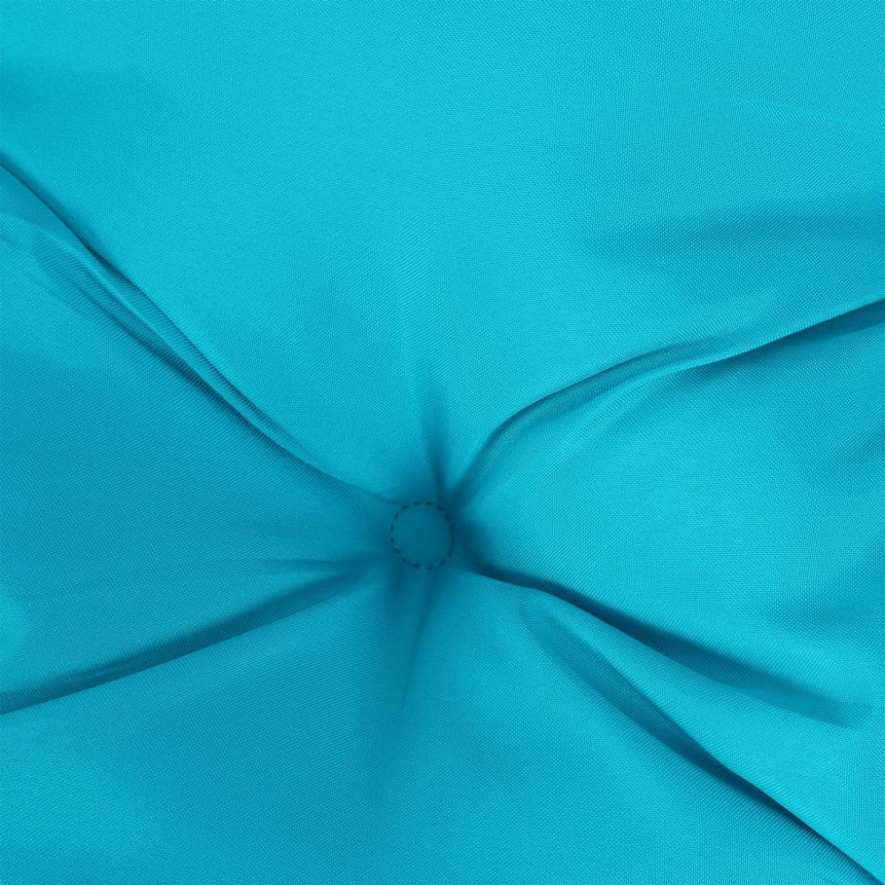 Produktbild för Stolsdynor 6 st turkos 40x40x7 cm tyg