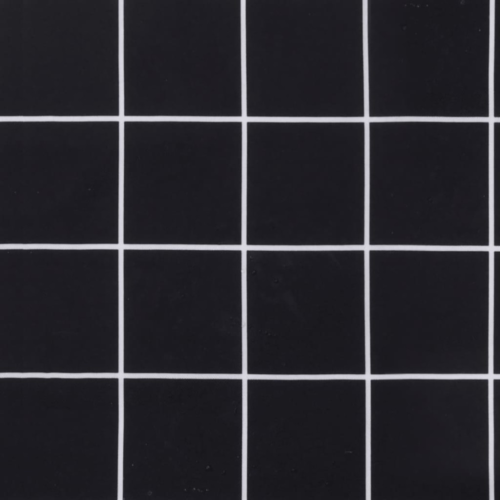 Produktbild för Stolsdynor 4 st svartrutig 40x40x4 cm tyg