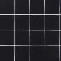 Produktbild för Stolsdynor 6 st svartrutig 40x40x4 cm tyg