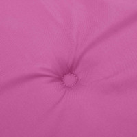 Produktbild för Stolsdynor 4 st rosa 50x50x3 cm tyg