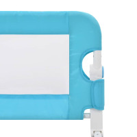 Miniatyr av produktbild för Sängskena för barn blå 120x42 cm polyester
