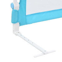Miniatyr av produktbild för Sängskena för barn blå 120x42 cm polyester