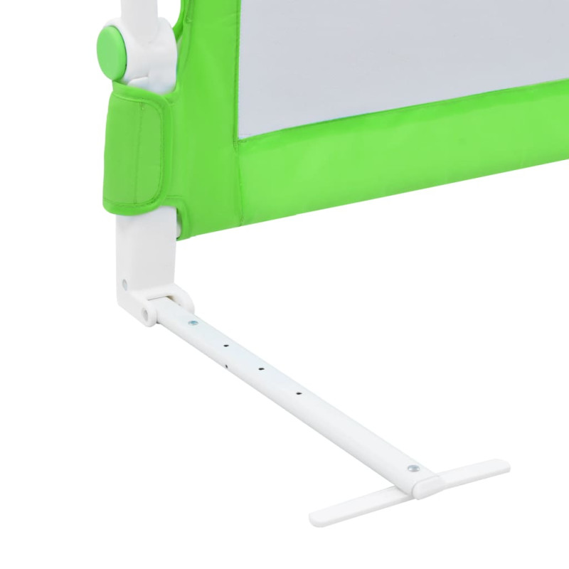 Produktbild för Sängskena för barn grön 180x42 cm polyester
