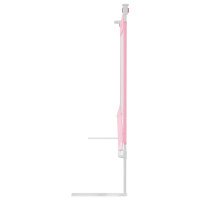 Miniatyr av produktbild för Sängskena för barn rosa 150x25 cm tyg