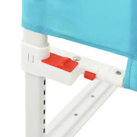 Miniatyr av produktbild för Sängskena för barn blå 90x25 cm tyg
