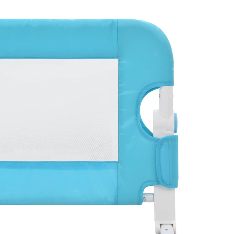 Produktbild för Sängskena för barn blå 180x42 cm polyester