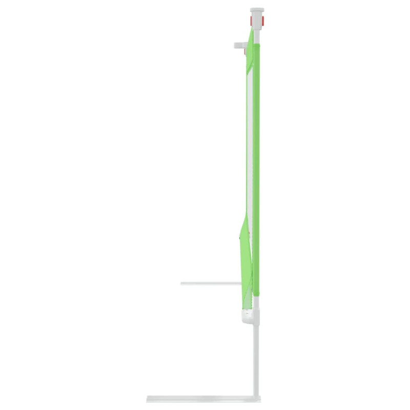 Produktbild för Sängskena för barn grön 200x25 cm tyg