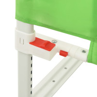 Miniatyr av produktbild för Sängskena för barn grön 200x25 cm tyg