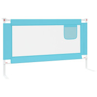 Miniatyr av produktbild för Sängskena för barn blå 140x25 cm tyg