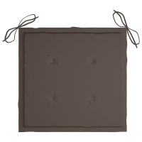 Produktbild för Stolsdynor 4 st taupe 40x40x3 cm oxfordtyg