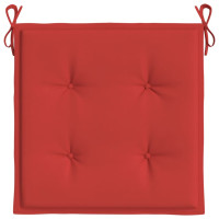 Produktbild för Stolsdynor 2 st röd 50x50x4 cm oxfordtyg
