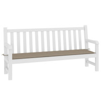Produktbild för Bänkdyna för trädgården taupe 150x50x3 cm oxfordtyg