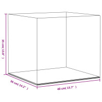 Miniatyr av produktbild för Akryllåda transparent 40x36x35 cm