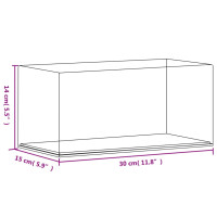 Miniatyr av produktbild för Akryllåda transparent 30x15x14 cm