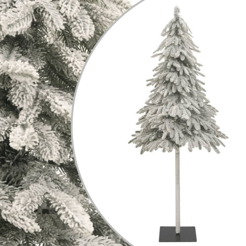 vidaXL Plastgran med snö 150 cm