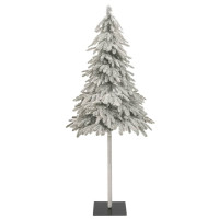Produktbild för Plastgran med snö 150 cm