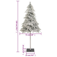 Produktbild för Plastgran med snö 150 cm