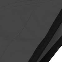Produktbild för Båtkapell 3 bågar antracit 183x140x137 cm