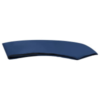 Produktbild för Båtkapell 2 bågar marinblå 180x130x110 cm