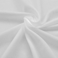 Produktbild för Bordsöverdrag stretch 2 st vit 183x76x74 cm