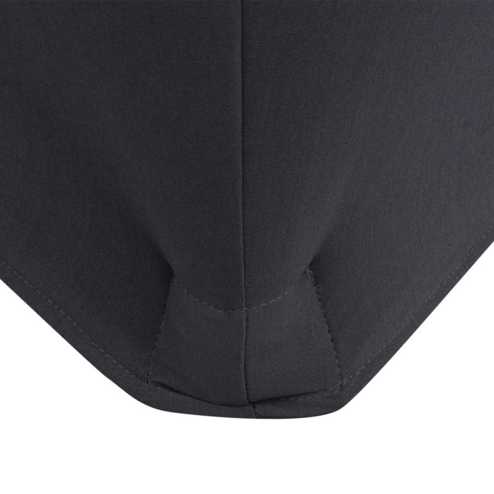 Produktbild för Bordsöverdrag stretch 2 st antracit 183x76x74 cm