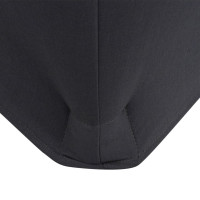Produktbild för Bordsöverdrag stretch 2 st antracit 183x76x74 cm