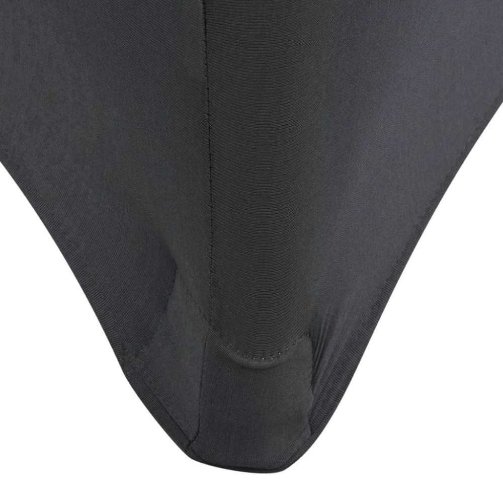 Produktbild för Bordsöverdrag stretch 2 st antracit 183x76x74 cm