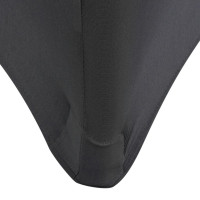 Produktbild för Bordsöverdrag stretch 2 st antracit 183x76x74 cm