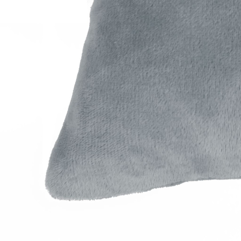 Produktbild för Kuddfodral 4 st tyg grå 40x40 cm